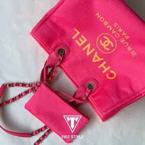 Túi xách Chanel nữ phiên bản hồng hot 2022 - Ảnh 4