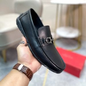 Giày Moca Salvatore Ferragamo nam da thật hàng hiệu cao cấp - Ảnh 4