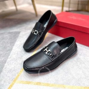 Giày Moca Salvatore Ferragamo nam da thật hàng hiệu cao cấp - Ảnh 2
