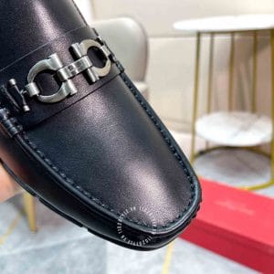 Giày Moca Salvatore Ferragamo nam da thật hàng hiệu cao cấp - Ảnh 5