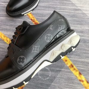 Giày thể thao nam Louis Vuitton màu đen họa tiết Monogram - Hình ảnh 6