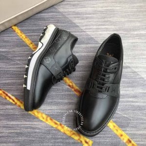 Giày thể thao nam Louis Vuitton màu đen họa tiết Monogram - Hình ảnh 3