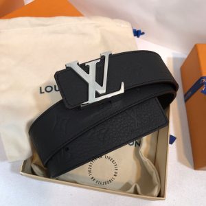 Dây lưng Louis Vuitton da sần họa tiết monogram cao cấp - Ảnh 3