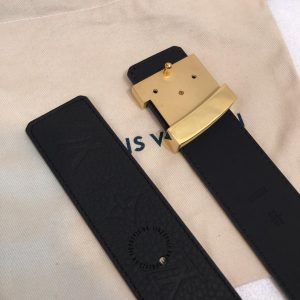 Dây lưng Louis Vuitton da sần họa tiết monogram hàng hiệu - Ảnh 6