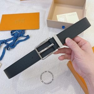 Thắt lưng nam Louis Vuitton da bò mặt khóa xỏ kim - Ảnh 6