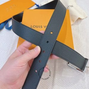 Thắt lưng nam Louis Vuitton da bò mặt khóa xỏ kim - Ảnh 7