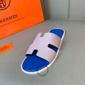 Dép Hermes nam phối màu hàng hiệu cao cấp luxury - Ảnh 7