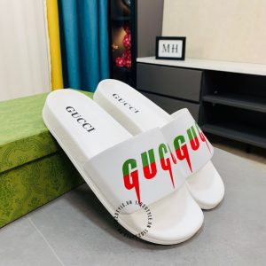 Dép Gucci nam kiểu dáng quai ngang hàng hiệu giá tốt - Hình ảnh 2