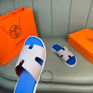Dép Hermes nam phối màu hàng hiệu cao cấp luxury - Ảnh 6