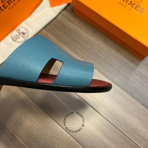 Dép Hermes nam quai ngang replica 1:1 chính hãng - Hình ảnh 8
