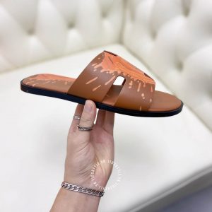 Dép nam Hermes màu cam rep 1:1 chính hãng 1102 STYLE Luxury - Ảnh 7