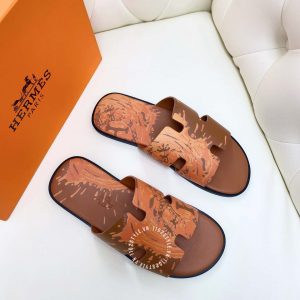 Dép nam Hermes màu cam rep 1:1 chính hãng 1102 STYLE Luxury - Ảnh 4