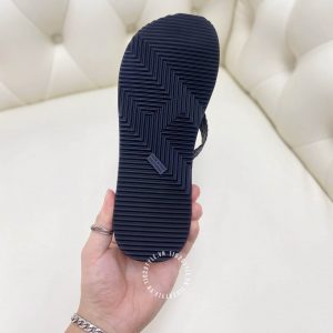 Dép kẹp Hermes nam màu đen cá tính - Hình ảnh 9