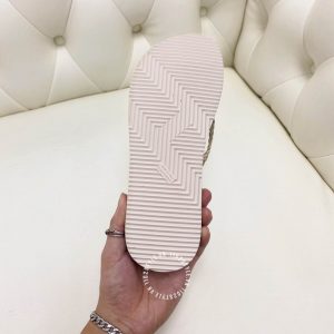 Dép Hermes xỏ ngón nữ màu xanh quai trắng cao cấp - Ảnh 8