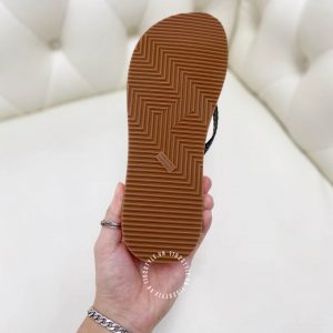 Dép nữ Hermes màu cam quai dây đen hàng hiệu cao cấp - Ảnh 9