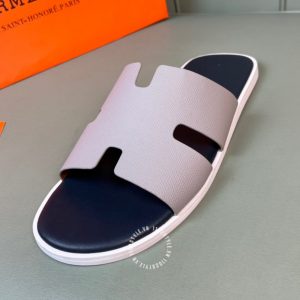Dép Hermes nam màu tím hàng hiệu 1102 STYLE Luxury - Hình ảnh 8