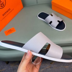 Dép Hermes nam màu tím hàng hiệu 1102 STYLE Luxury - Hình ảnh 5