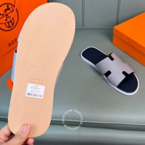 Dép Hermes nam màu tím hàng hiệu 1102 STYLE Luxury - Hình ảnh 9