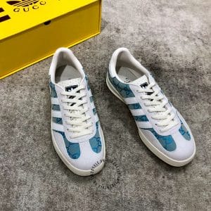 Giày Gucci Sneaker thể thao nam phối màu xanh trắng giá tốt - Hình ảnh 3