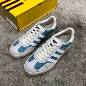 Giày Gucci Sneaker thể thao nam phối màu xanh trắng giá tốt - Hình ảnh 4