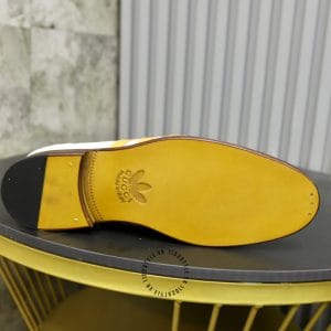 Giày Gucci nam phiên bản cao cấp logo vàng - Hình ảnh 8
