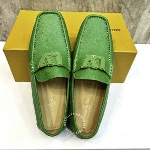 Giày Louis Vuitton nam hàng hiệu màu xanh nổi bật - Ảnh 2