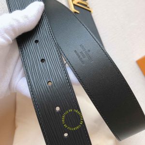 Thắt lưng Louis Vuitton mặt logo màu vàng rep 1:1 chính hãng giá tốt - Ảnh 8