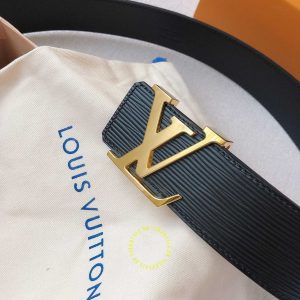 Thắt lưng Louis Vuitton mặt logo màu vàng rep 1:1 chính hãng giá tốt - Ảnh 6