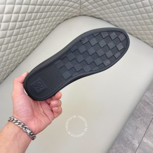 Giày cao cấp nam thể thao LV Sneakers màu đen logo LV - Ảnh 8
