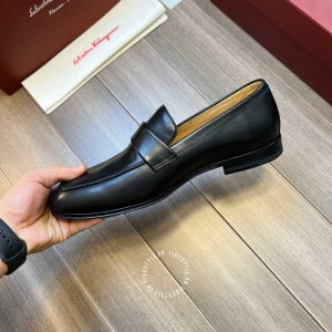 Giày nam Salvatore Ferragamo màu đen cao cấp hàng hiệu - Ảnh 8