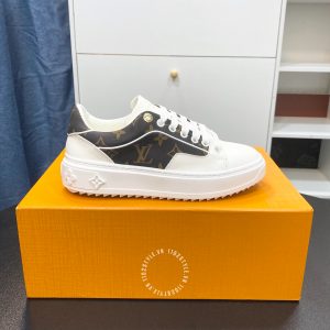 Giày cao cấp nam LV Sneakers màu trắng họa tiết Monogram - Ảnh 7