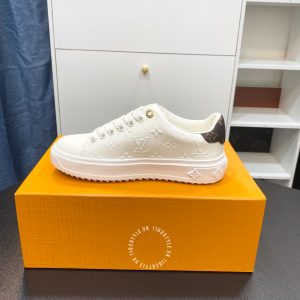 Giày cao cấp LV Sneakers màu trắng họa tiết Monogram - Ảnh 7