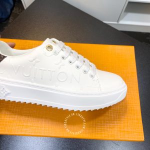 Giày cao cấp LV Sneakers màu trắng họa tiết Monogram - Ảnh 9