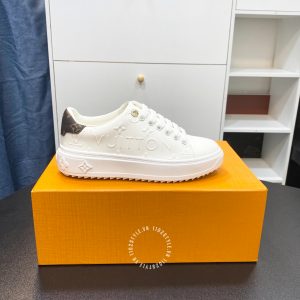 Giày cao cấp LV Sneakers màu trắng họa tiết Monogram - Ảnh 8