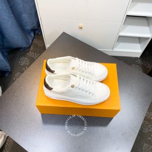 Giày cao cấp LV Sneakers màu trắng họa tiết Monogram - Ảnh 4