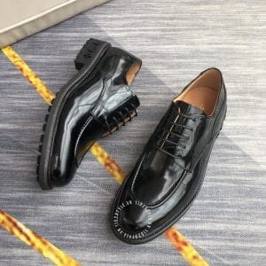 Giày Oxford Louis Vuitton màu đen bóng phiên bản buộc dây - Hình ảnh 4