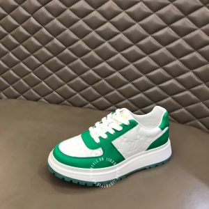 Giày da hàng hiệu nam LV Sneakers thể thao cổ ngắn họa tiết - Ảnh 8