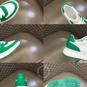 Giày da hàng hiệu nam LV Sneakers thể thao cổ ngắn họa tiết - Ảnh 9
