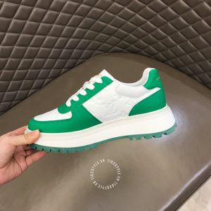Giày da hàng hiệu nam LV Sneakers thể thao cổ ngắn họa tiết - Ảnh 7