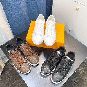 Giày da nam xịn Louis Vuitton màu đen họa tiết Monogram - Ảnh 9