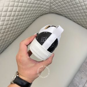 Giày hàng hiệu LV Sneakers phối trắng đen họa tiết Monogram - Ảnh 7