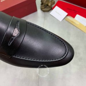 Giày nam Salvatore Ferragamo màu đen đơn giản thanh lịch - Ảnh 6