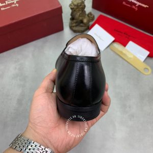 Giày nam Salvatore Ferragamo màu đen đơn giản thanh lịch - Ảnh 7