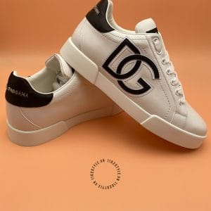 Giày thể thao nam Dolce & Gabbana màu kem trắng cao cấp - Hình ảnh 7