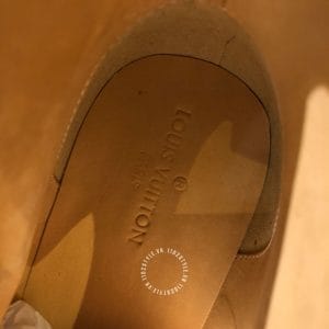 Boot nam Louis Vuitton cổ cao da bóng màu đen khóa cài cao cấp - Hình ảnh 7