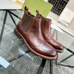 Giày Gucci cổ cao bo chun hàng hiệu cao cấp - Ảnh 2
