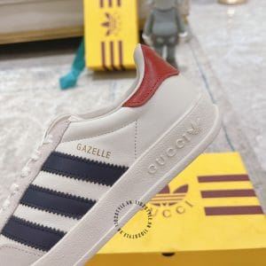 Giày Gucci Sneaker thể thao nam phối màu trắng ghi đế logo nổi - Hình ảnh 8
