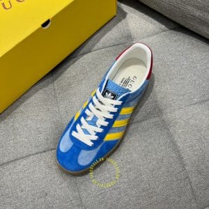 Giày Gucci Sneaker thể thao nam xanh biển phối màu - Hình ảnh 4