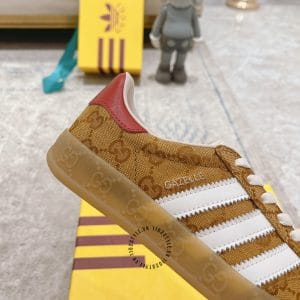 Giày Gucci Sneaker thể thao nam phối màu nâu Monogram - Hình ảnh 8
