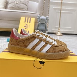 Giày Gucci Sneaker thể thao nam phối màu nâu Monogram - Hình ảnh 2